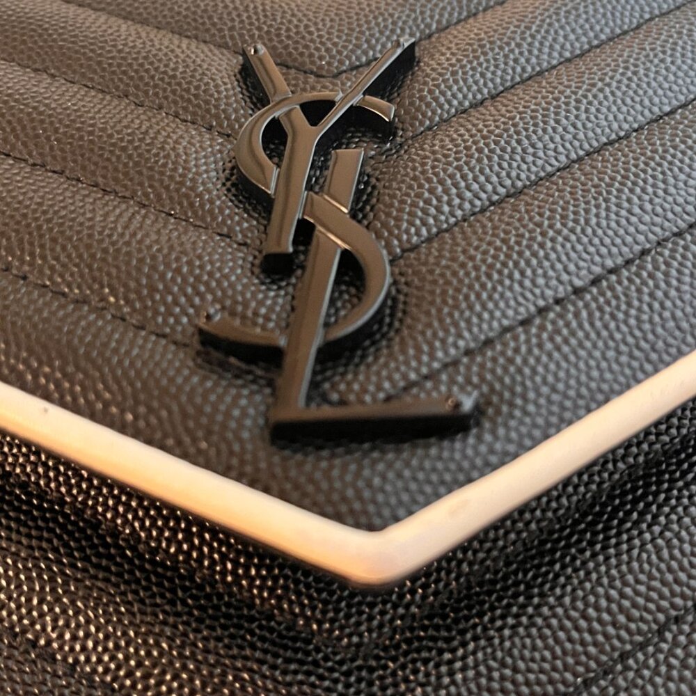 YSL Saint Laurent Cassandre Envelope Chain Purse - Picture 3 of 11